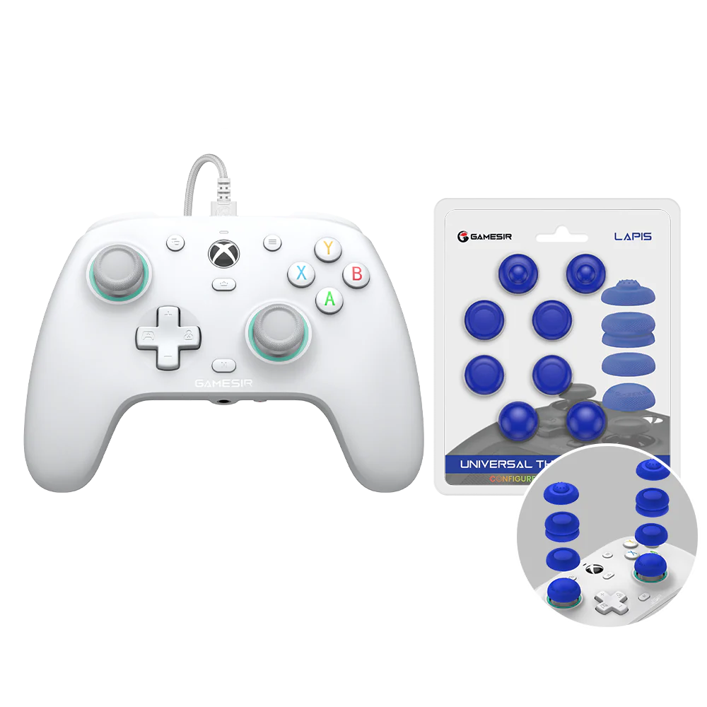 GameSir G7 SE Controller with Interchangeable Joystick Caps - Xbox/PC Gaming Bundle