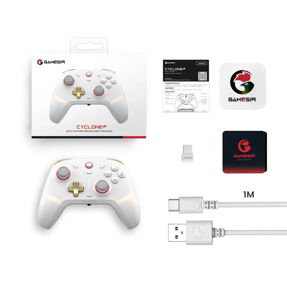 GameSir Cyclone 2 Multiplatform Controller - Phantom White - Image 7